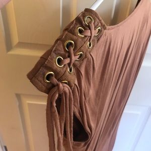 Nordstrom Do & Be Ruched Dress w/ Shoulder Tie